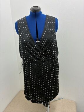 bebe Black Studded Party Dress